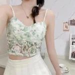 Floral Padded Cami Bra