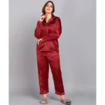 Luxury Silk Nighty Pajama Suit
