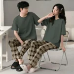 Couple Cotton Lounge Nightwear Set