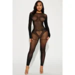 Heart Mesh Confidence Bodystocking