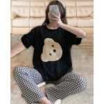 Cute Printed Ladies Night Suit